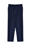 Lacivert Tapered Lastikli Beli Bağlamalı Keten Görünümlü Pantolon TMNSS20PL0547 - 12