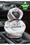 Hyundai White Gear Shift Hoodie - Car Gear Shift Apparel & Fleece Knob Sweat
