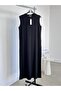 Combed Cotton Underwear Dress - Black - Wide Size Range