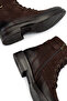 Women's Genuine Leather Brown Nubuck Casual Boots - 5