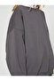 Crew Neck Sweatshirt Oversize Long Sleeve Fleece Inside - 5