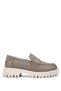 Women's Genuine Leather Mink Floater Loafer Shoes
