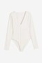 V-neck bodysuit