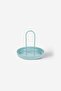 Blue Metal Jewelry Organizer - Round Accessory and Makeup Stand - Candy