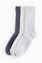 3-pack ribbed socks - 2