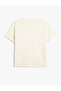 Openwork T-Shirt Crew Neck Short Sleeve - 2