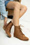 Tan Suede Women's Boots Bg1011-116-0001