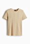 Slim Fit Textured T-shirt - 3