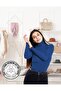 Camisole Full-Length Body Sweatshirt, Ribbed Fabric, Lycra Blouse, Indigo (Blue) Badi - 2
