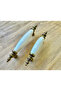 Porcelain Furniture Drawer Cloakroom Kitchen Cabinet Handle