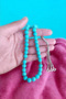 10 mm Blue Turquoise Rosary - 33' Lux, Original Natural Stone - 4