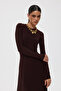 Blaivs Brown Long Sleeve Spanish Dress - 4