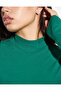 Camisole Half-Throat Body Sweatshirt, Ribbed Fabric Lycra Blouse, Grass Green Badi - 4