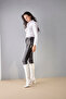 Dream Buckle Detailed White Matte 10 cm Women's Boots, Heeled Boots