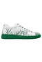 Women's Vegan Leather White Sneakers - Bamboo Lover Design - 5
