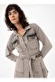 Denim Jacket with Washed Pocket Detail - Gray - Benin - 2
