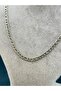 Men's Silver 2.8 mm Thick, 60 cm Long, Bird Eye Steel Necklace - 5