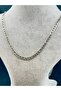 Men's Silver 2.8 mm Thick, 60 cm Long, Bird Eye Steel Necklace - 3