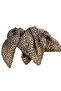 Leopard Patterned Square Rubber Buckle (25*25) - 2