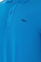 Men's Regular Fit Polo Neck Cobalt Blue Basic T-Shirt 50284641-Vr045 - 7