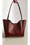 Women's Burgundy Magnetic Hand and Shoulder Bag