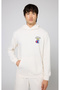 Eco Future Hooded Sweatshirt Organic Cotton Beige Men's Hooded Sweatshirt-219785-Ww034