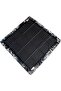 Black Mixed Pattern Classical Scarf 1623-02 34440