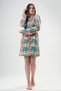 Women's Fleece Hooded Short Dressing Gown
,203036 - 2
