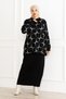 Women's Skirt-Sweater Knitwear Set Elastic Waist Comfortable Fit Long Tesettür Knitwear Skirt-Sweater - 3
