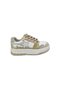 24K343 Thick Sole Star Detail Women's Sports Shoes