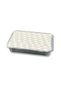 100 Pieces Aluminum Lid Cup Plate Bowl for Food and Salad 1500Gr