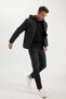 Dfc-Waterproof Lightweight down Coat Slim Fit Hooded Zipper Pocket Seasonal N4661Azbk27 - 4
