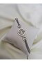 Double Chain Roman Numeral Silver Steel Bracelet