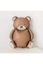 Retro Cute Bear Foil Balloon and Retro Cream Brown Foil Balloon - 1 Piece Bear 6 Pieces Heart - 2