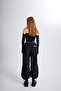 Elasticized Parachute Trousers with Adjustable Waist and Leg Legs Black - 5