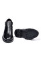 Genuine Leather Men's Boots, Winter Casual Sheepskin Boots, Zippered Boots - 3