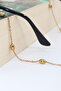 Steel Gold. Glasses Chain. Special Design Steel. Gözlük Ipi. Glasses Strap. Unisex - 7