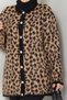 Women's Leopard Knitwear Cardigan - 8