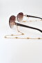 Steel Gold. Glasses Chain. Special Design Steel. Gözlük Ipi. Glasses Strap. Unisex - 6