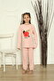 Girl's Winter Combed Cotton Pajamas Set - 2