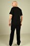 Men's Lycra Envelope Collar Suit Black - 2