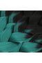 Synthetic ombre hair for african braids and dreadlocks - black/green - 3