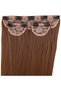 Fiber synthetic straight half moon + 2 side snap - auburn - 3