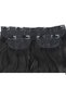 Synthetic Fiber Wavy Half Moon + 2 Side Clips - Brown - 3