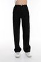 Girls' 100% Cotton Wide Leg Waist Elastic Wide Leg Jeans Jean Pants - 4