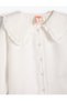 Shirt Wide Baby Collar Long Sleeves Elastic Cuffs Viscose Fabric - 3