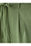 Wide Leg Pants Buttoned Waist Laced Regular Waist - 6