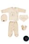 5-Piece Boxed Certified Organic Pure Cotton Cute Hospital Discharge Set - 6