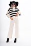 Women's Stripe Detailed Knitted Trousers and Knitwear Double Set 255051 - 265003 - 2