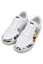 Women's Vegan Leather White Sneakers - Fragile Design - 4